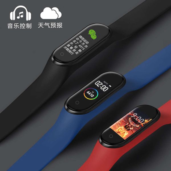 m4pro smart health monitoring step measuring gift temperature braceletjk